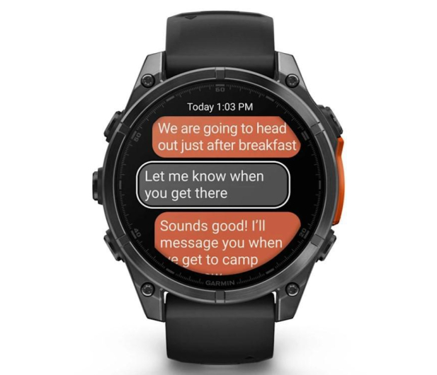 Garmin fenix 8 AMOLED 47mm szary z czarnym paskiem - 1277067 - zdjęcie 5